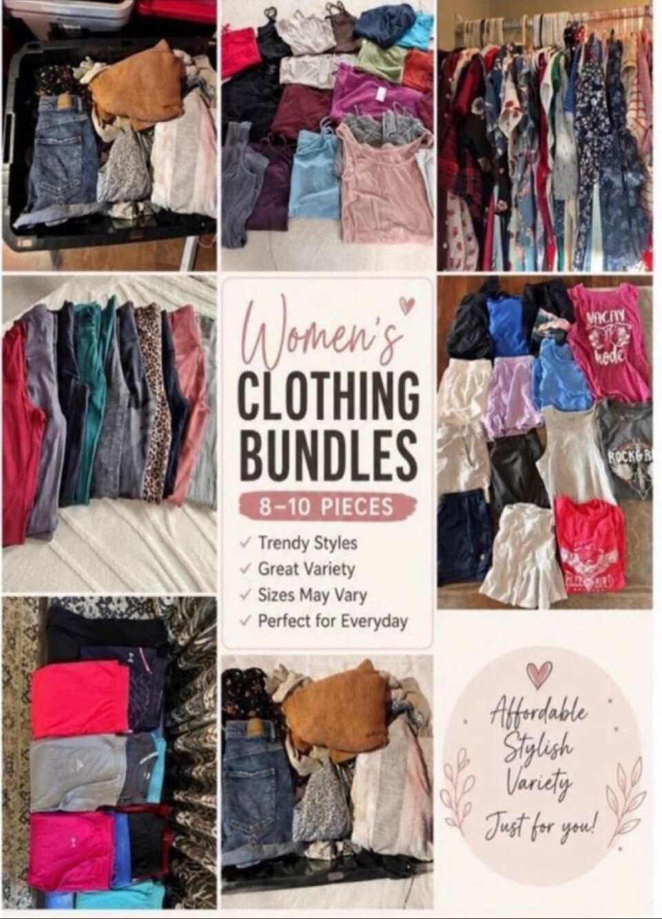 Women’s Style Box Curated Fashion Bundle clothing lot woman’s bundle of Clothing